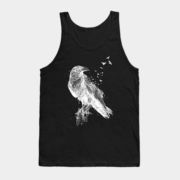 Born to be free (white) Tank Top by soltib